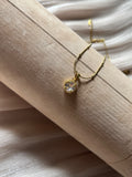 Solitaire Beaded Chain Necklace